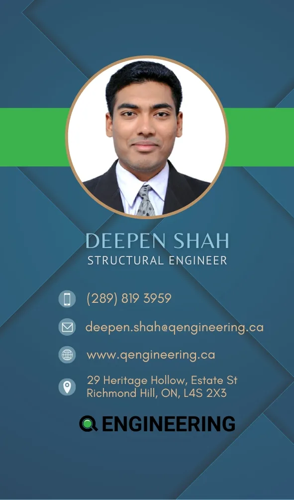 Deepen Shah, Structural Engineer (EIT) at Q Engineering