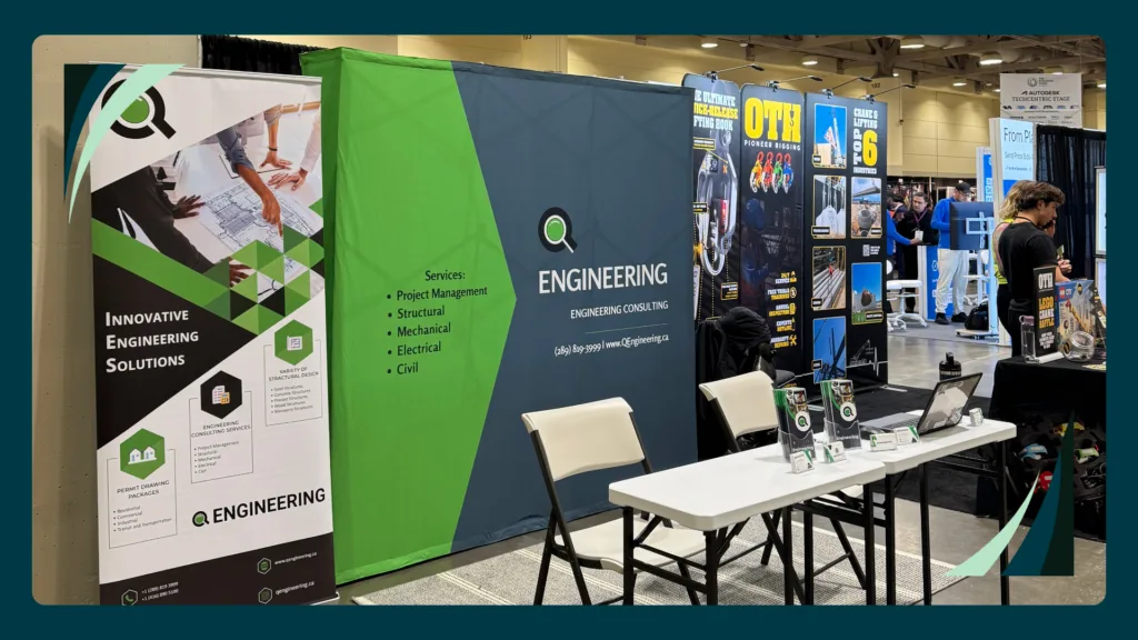 Q Engineering booth at the National Home Show